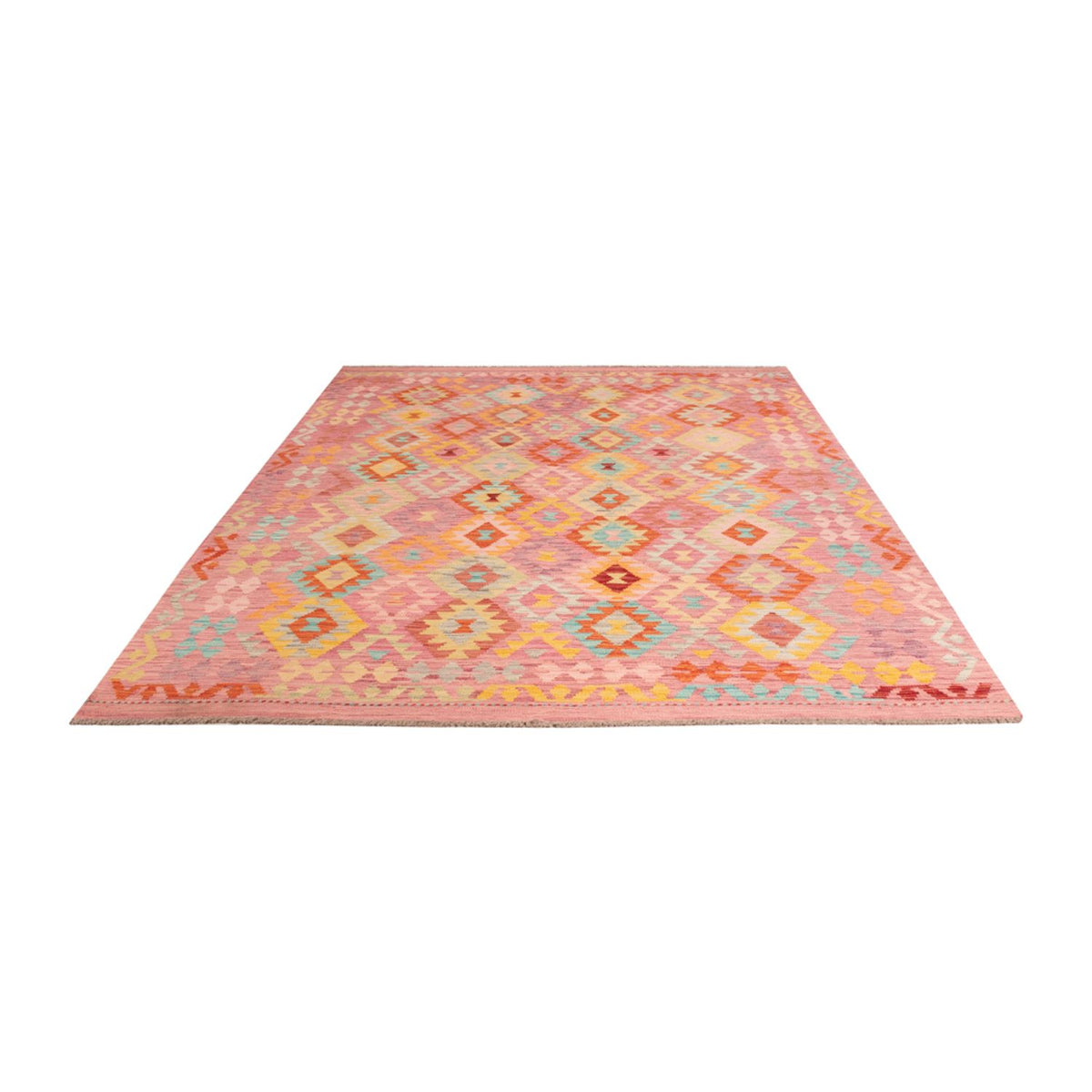 Alfombra Kelim - Splash - 300 x 200 cm - multicolor