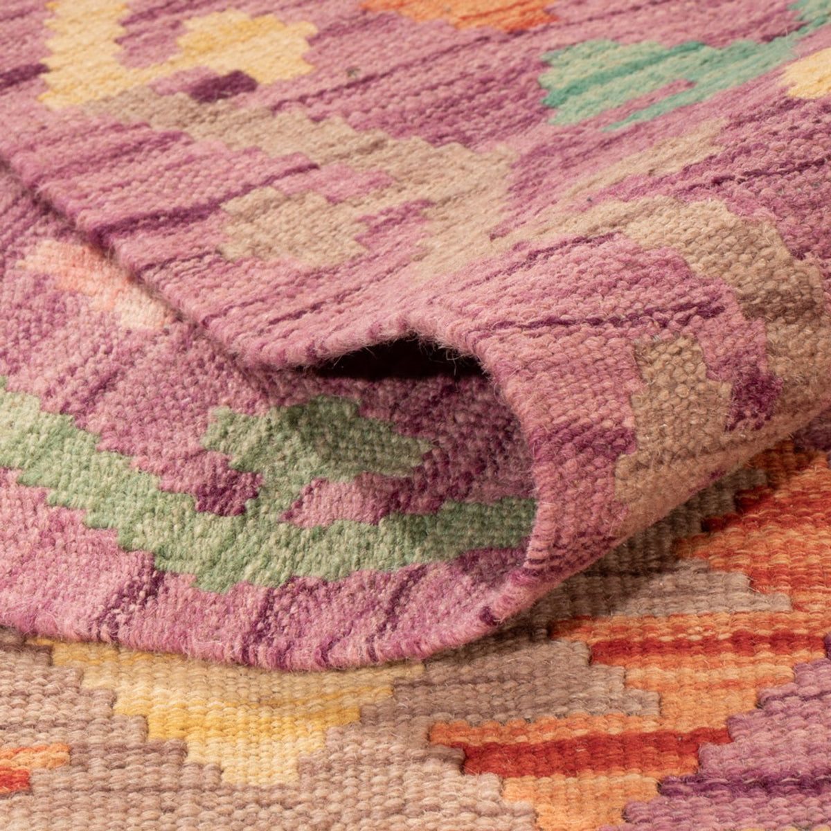 Alfombra Kelim - Splash - 299 x 198 cm - multicolor