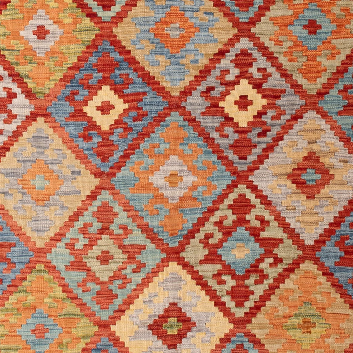 Alfombra Kelim - Splash - 292 x 201 cm - multicolor