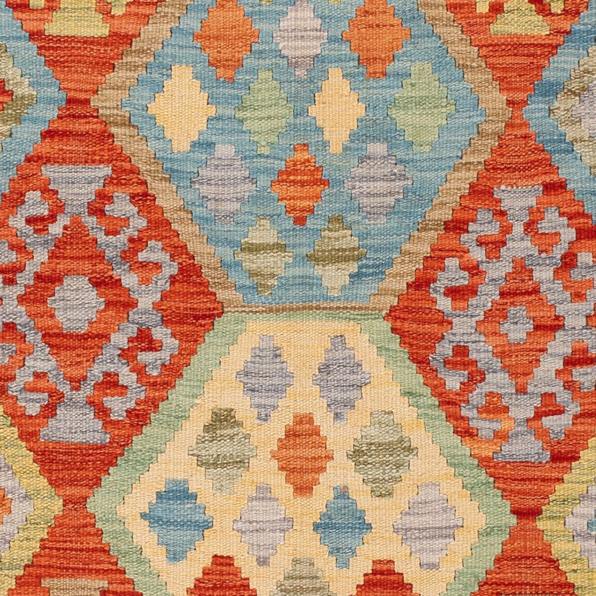 Alfombra Kelim - Splash - 186 x 122 cm - multicolor