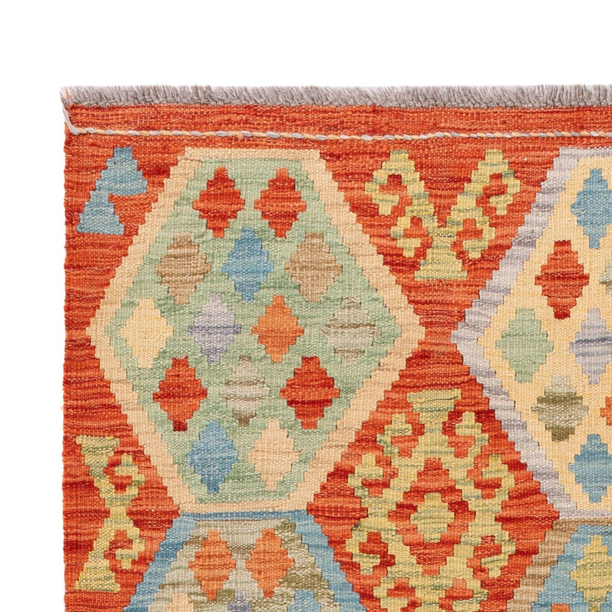 Alfombra Kelim - Splash - 186 x 122 cm - multicolor