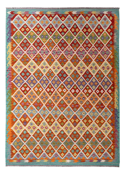 Kilim Maimana Alfombra 213x293cm - Alfombra de lana