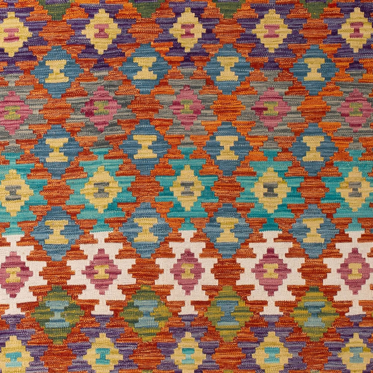 Alfombra Kelim - Splash - 292 x 213 cm - multicolor