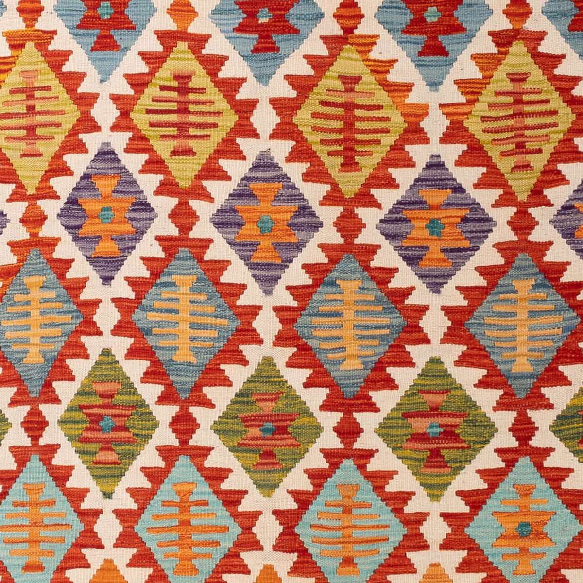 Alfombra Kelim - Splash - 307 x 200 cm - multicolor