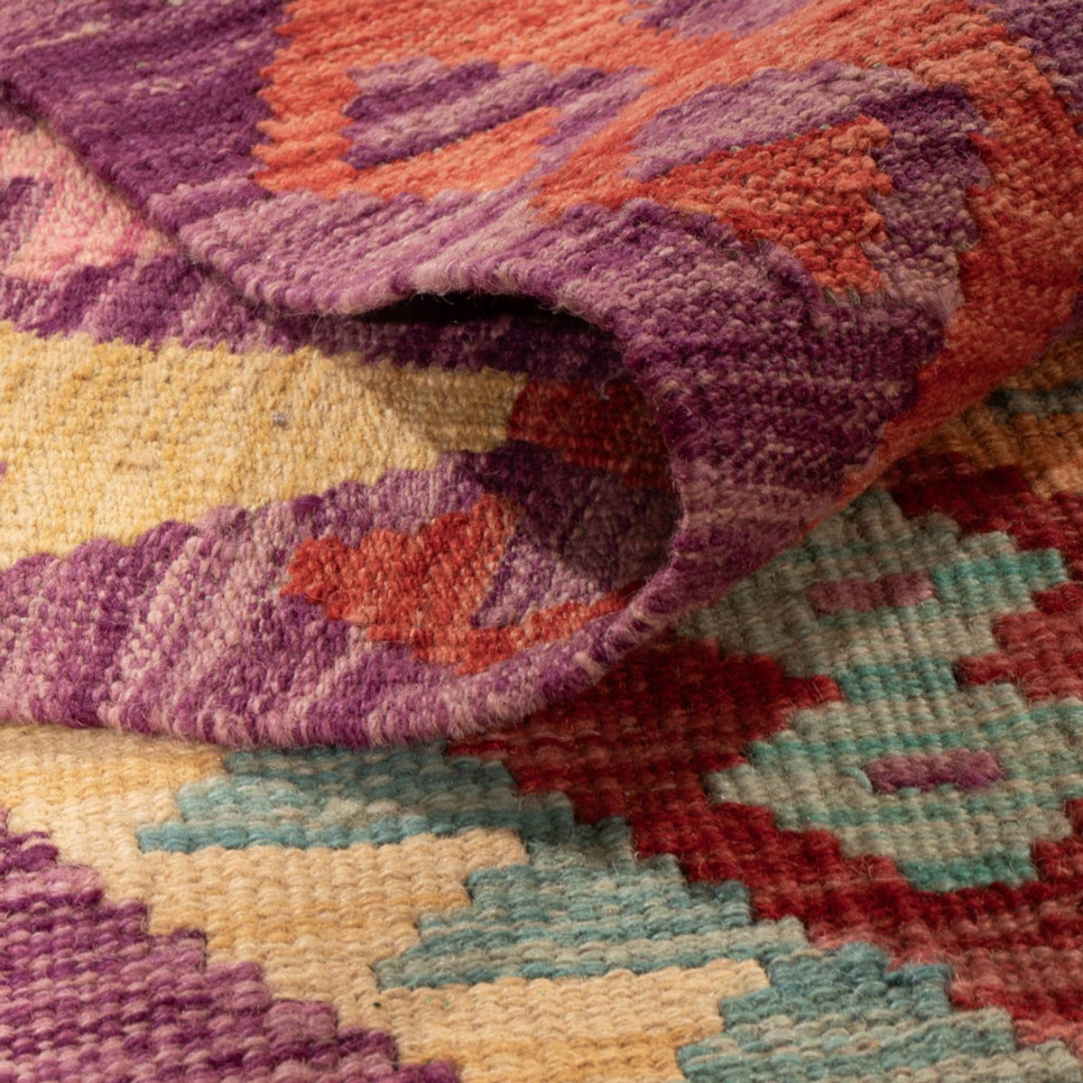 Alfombra Kelim - Splash - 301 x 200 cm - multicolor