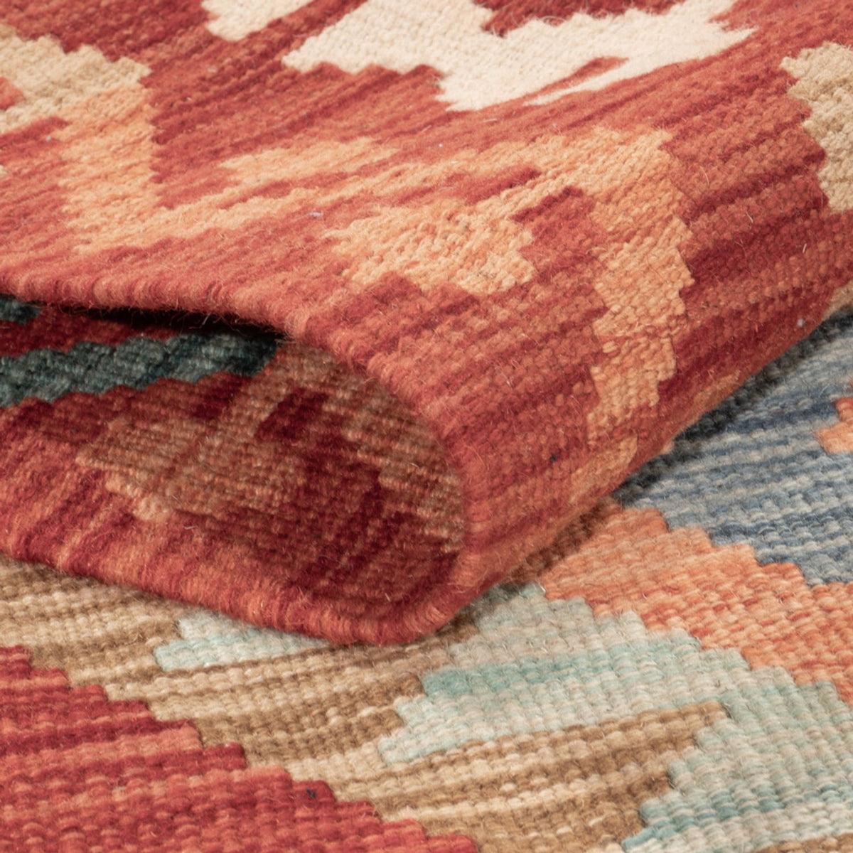 Alfombra Kelim - Splash - 186 x 120 cm - multicolor