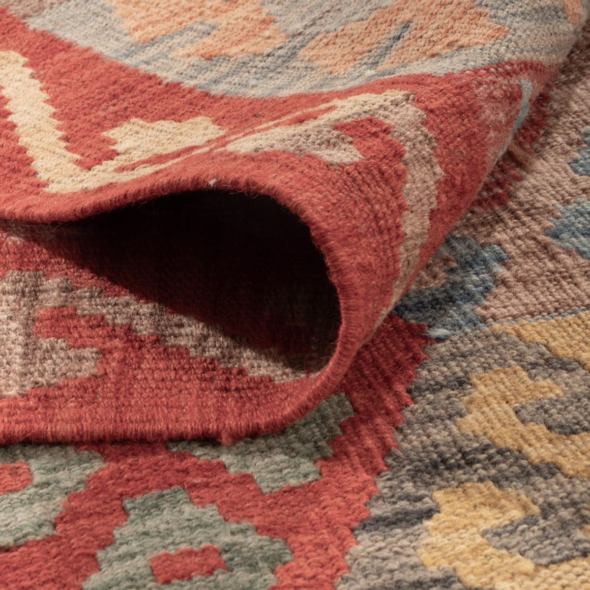 Alfombra Kelim - Splash - 187 x 113 cm - multicolor