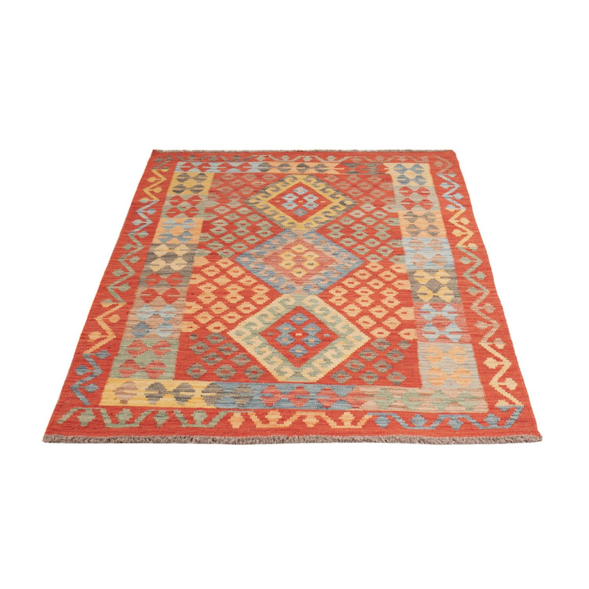 Alfombra Kelim - Splash - 187 x 113 cm - multicolor