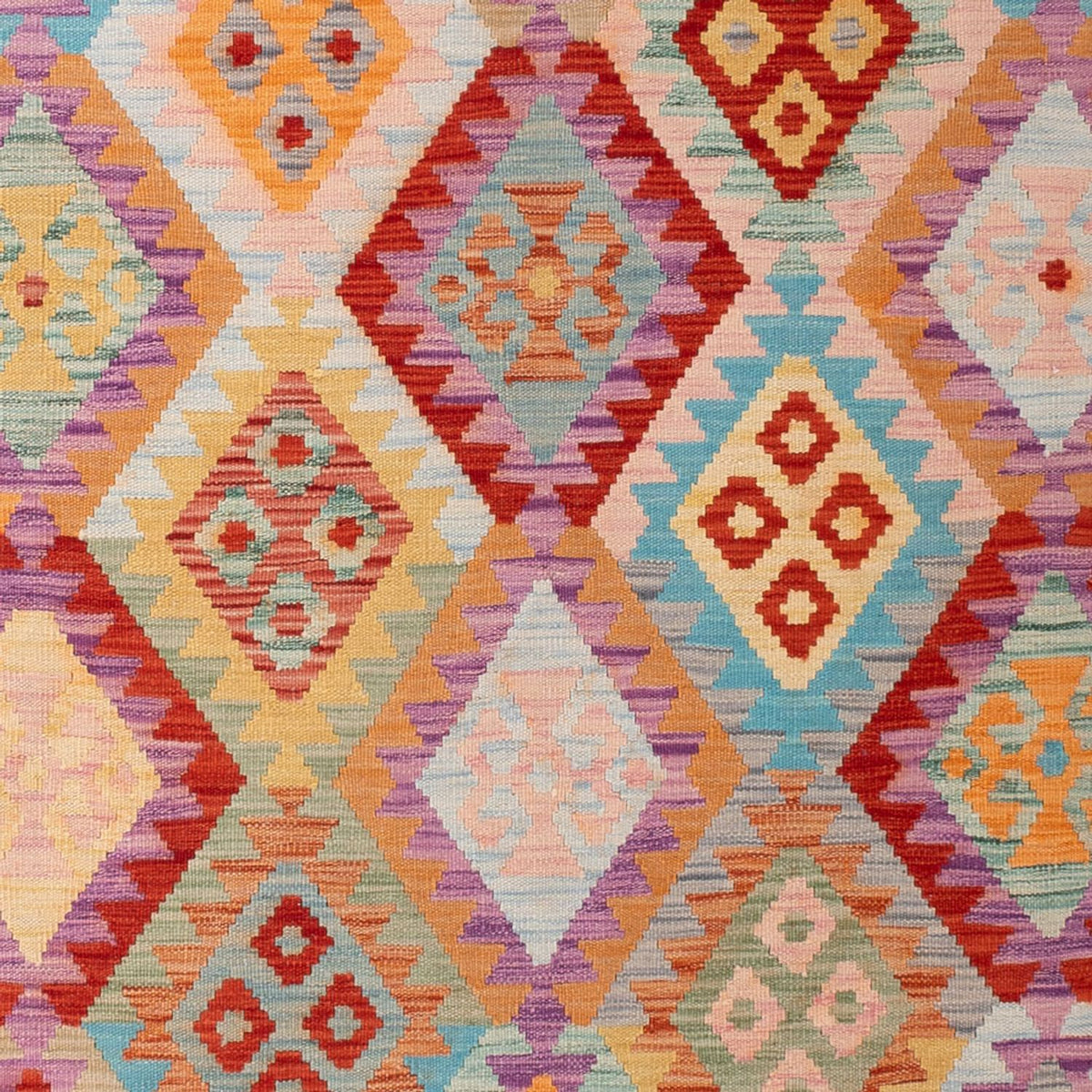 Alfombra Kelim - Splash - 300 x 203 cm - multicolor