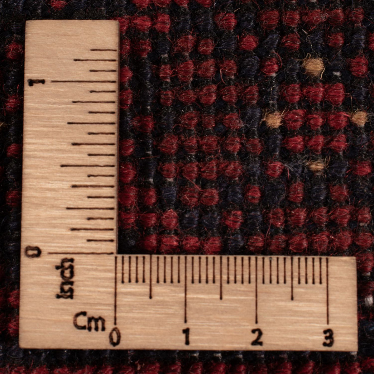 Alfombra afgana - Kunduz - 196 x 126 cm - rojo oscuro