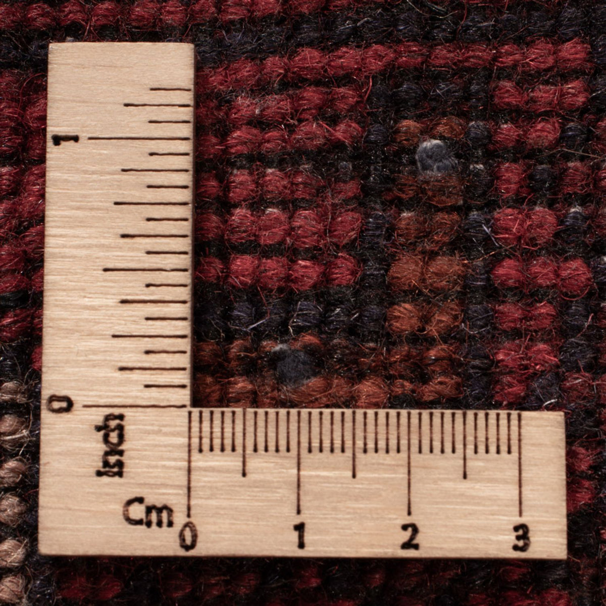 Alfombra afgana - Kunduz - 191 x 127 cm - rojo oscuro