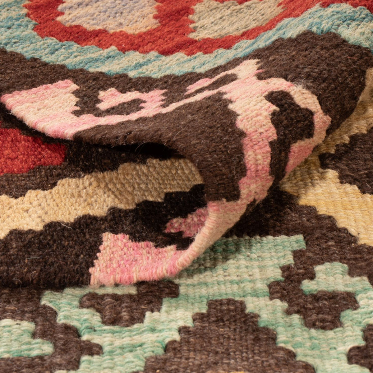 Alfombra Kelim - Splash - 294 x 201 cm - multicolor