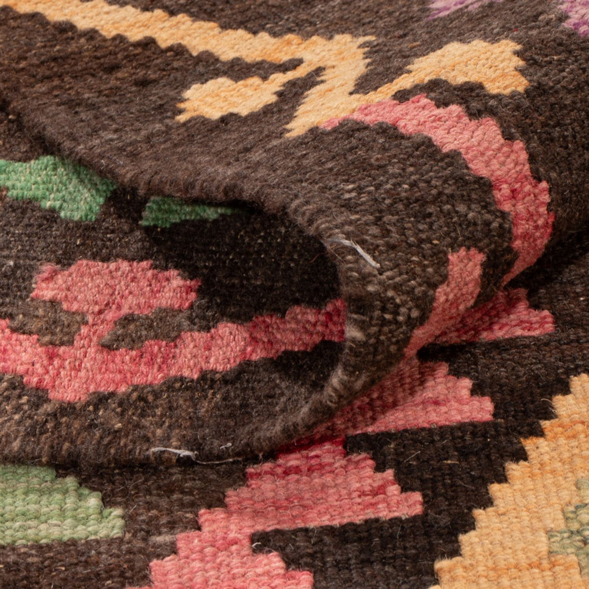 Alfombra Kelim - Splash - 303 x 210 cm - multicolor