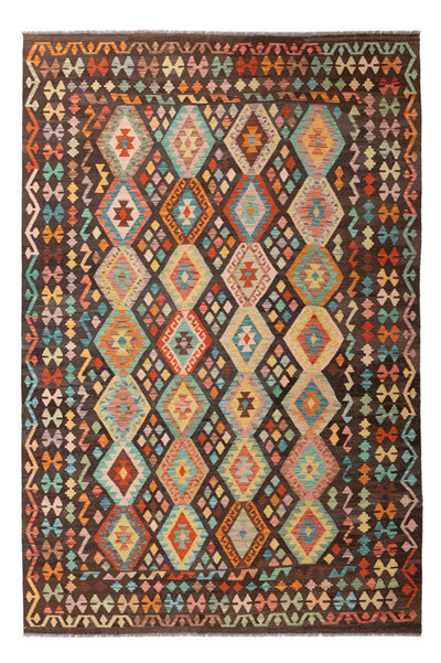 Kilim Maimana Alfombra 201x306cm - Alfombra de lana