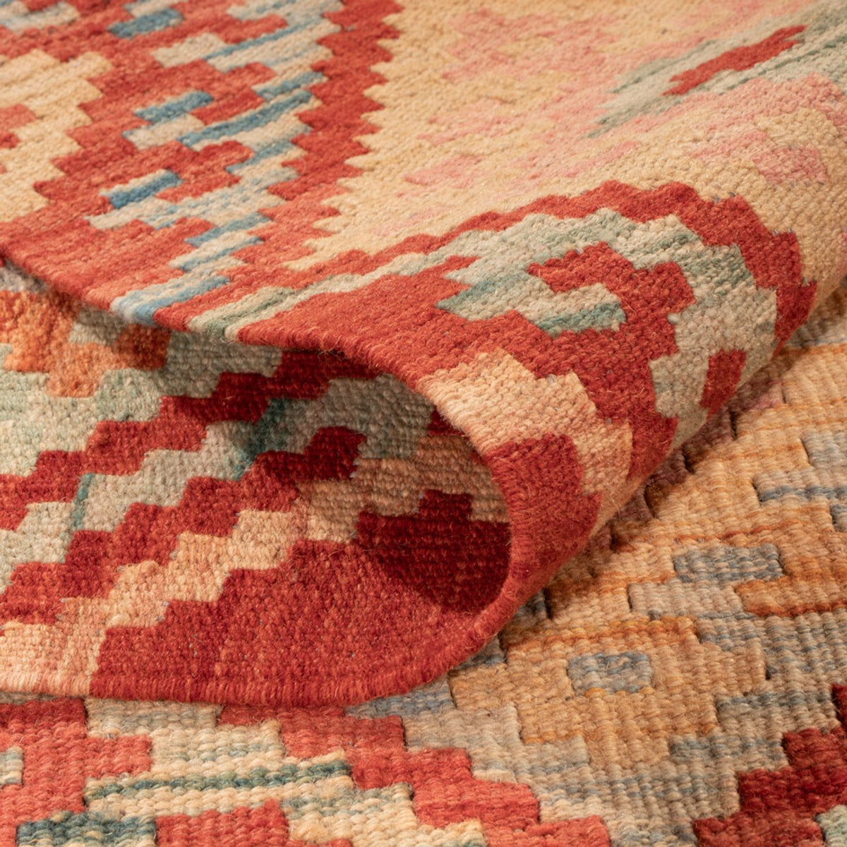 Alfombra Kelim - Splash - 305 x 207 cm - multicolor