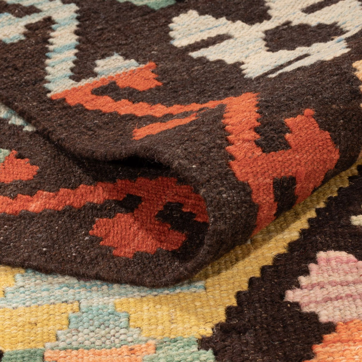 Alfombra Kelim - Splash - 300 x 205 cm - multicolor