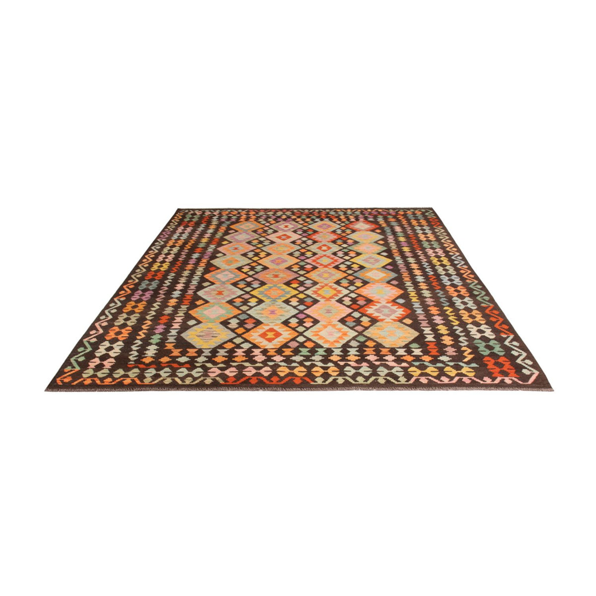 Alfombra Kelim - Splash - 300 x 205 cm - multicolor