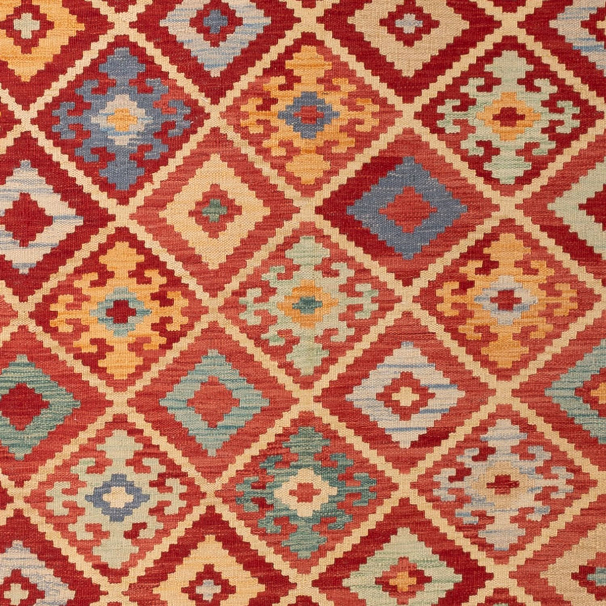 Alfombra Kelim - Splash - 292 x 206 cm - multicolor