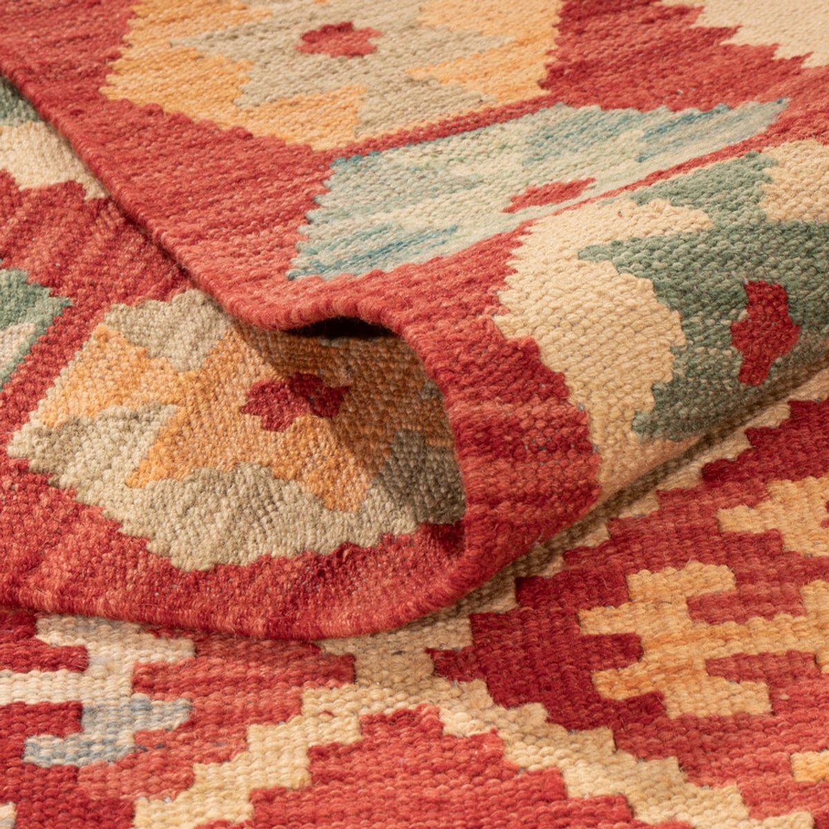 Alfombra Kelim - Splash - 292 x 206 cm - multicolor