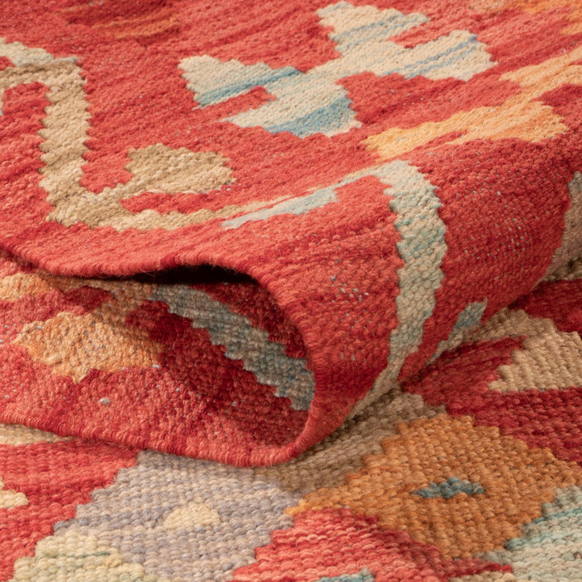 Alfombra Kelim - Splash - 305 x 200 cm - multicolor