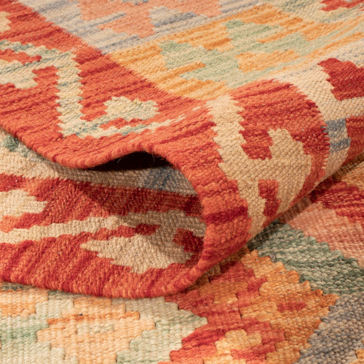 Alfombra Kelim - Splash - 299 x 206 cm - multicolor