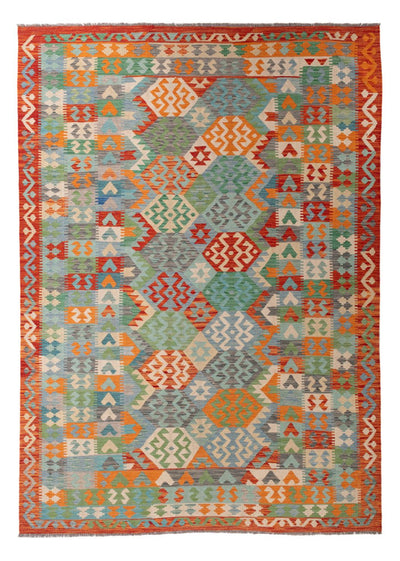 Kilim Maimana Alfombra 211x287cm - Alfombra de lana
