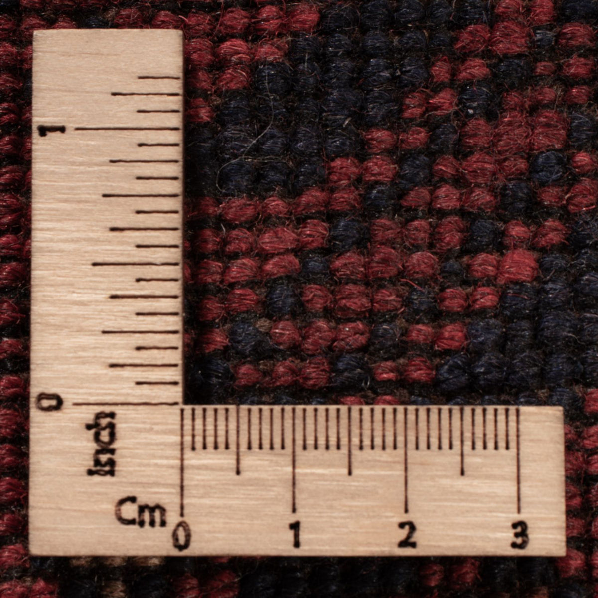 Alfombra afgana - Kunduz - 199 x 132 cm - rojo oscuro