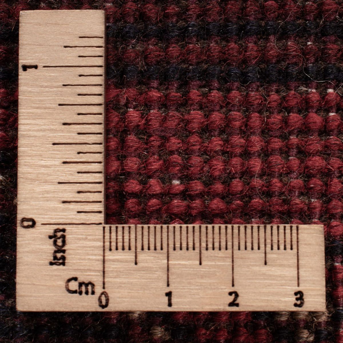 Alfombra afgana - Kunduz - 196 x 130 cm - rojo oscuro