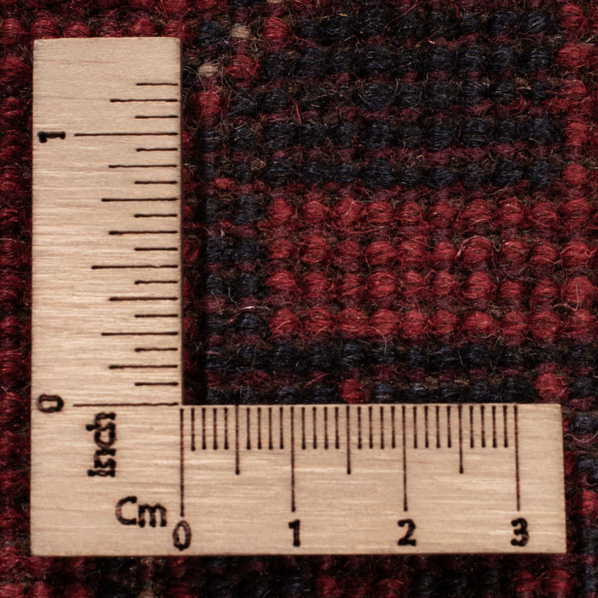 Alfombra afgana - Kunduz - 197 x 125 cm - rojo oscuro