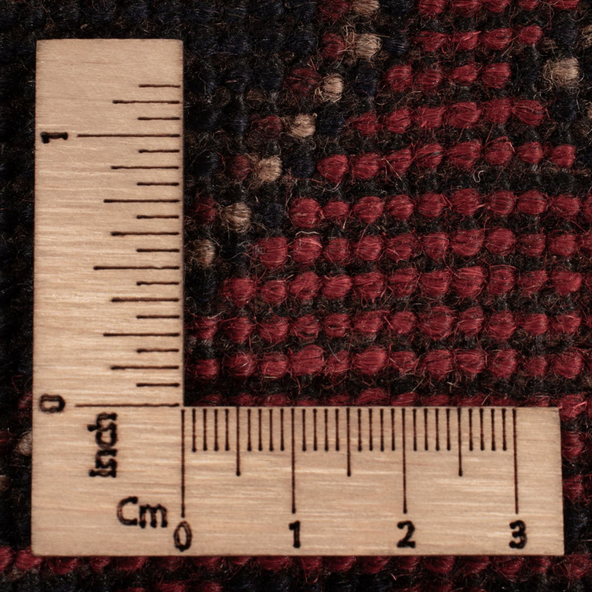 Alfombra afgana - Kunduz - 197 x 121 cm - rojo oscuro