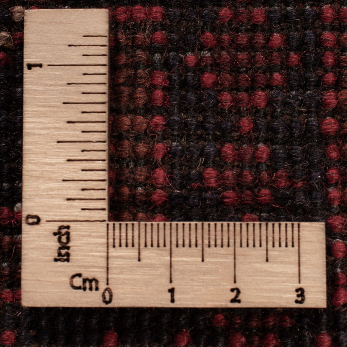 Alfombra afgana - Kunduz - 195 x 128 cm - rojo oscuro