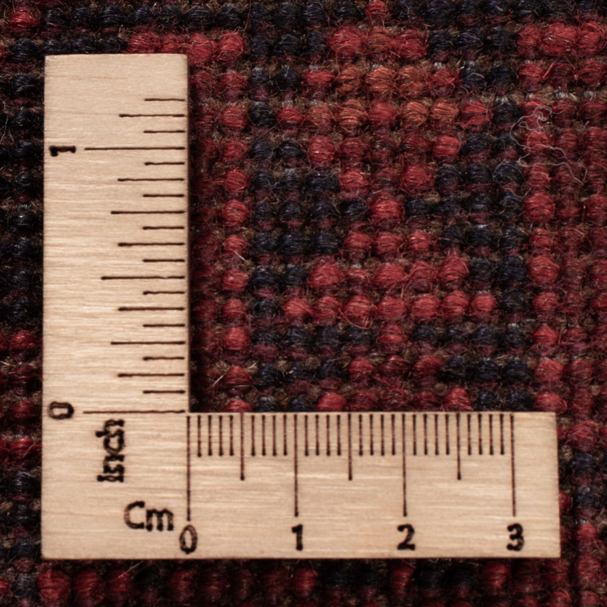 Alfombra afgana - Kunduz - 194 x 133 cm - rojo oscuro