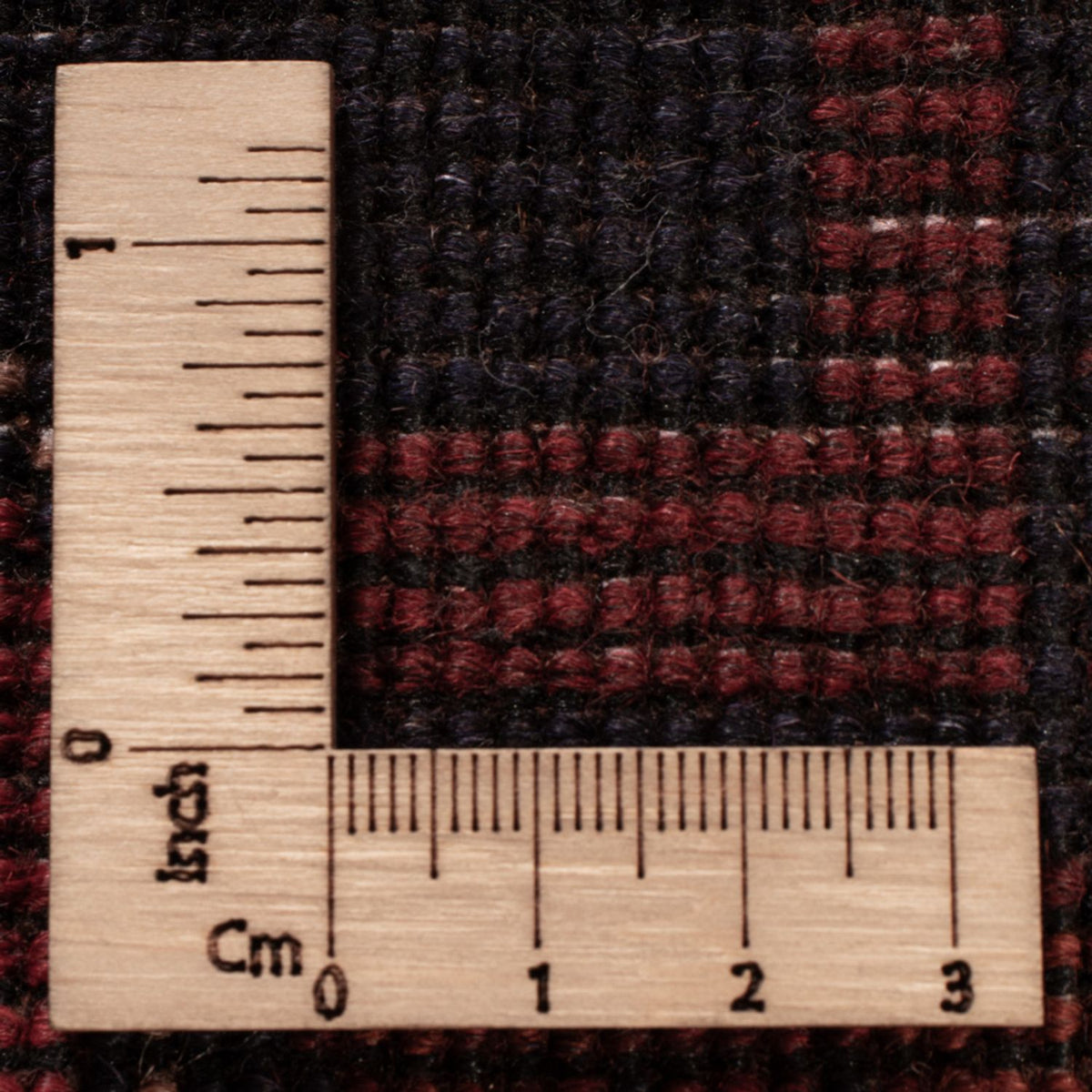 Alfombra afgana - Kunduz - 193 x 127 cm - rojo oscuro