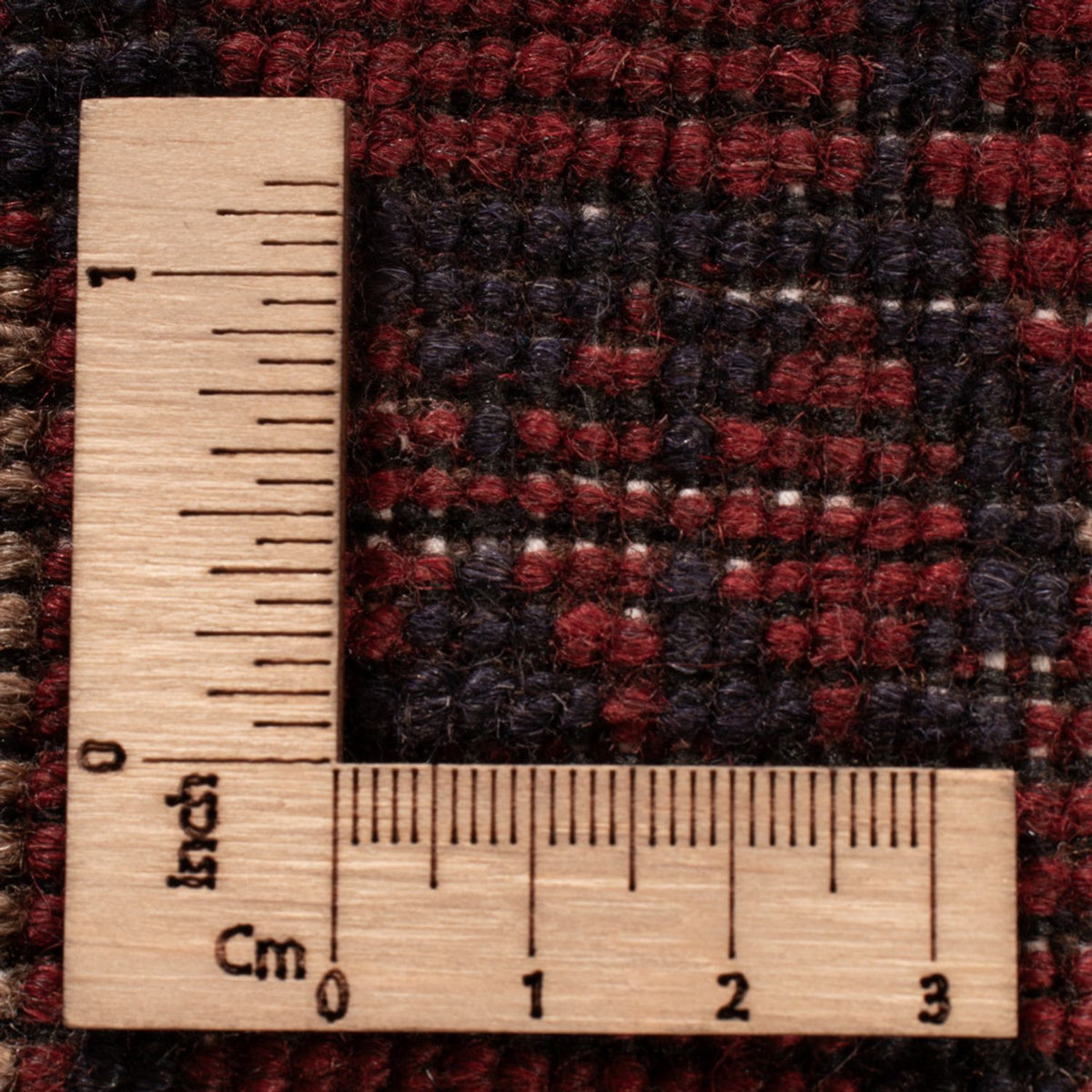 Alfombra afgana - Kunduz - 196 x 121 cm - rojo oscuro