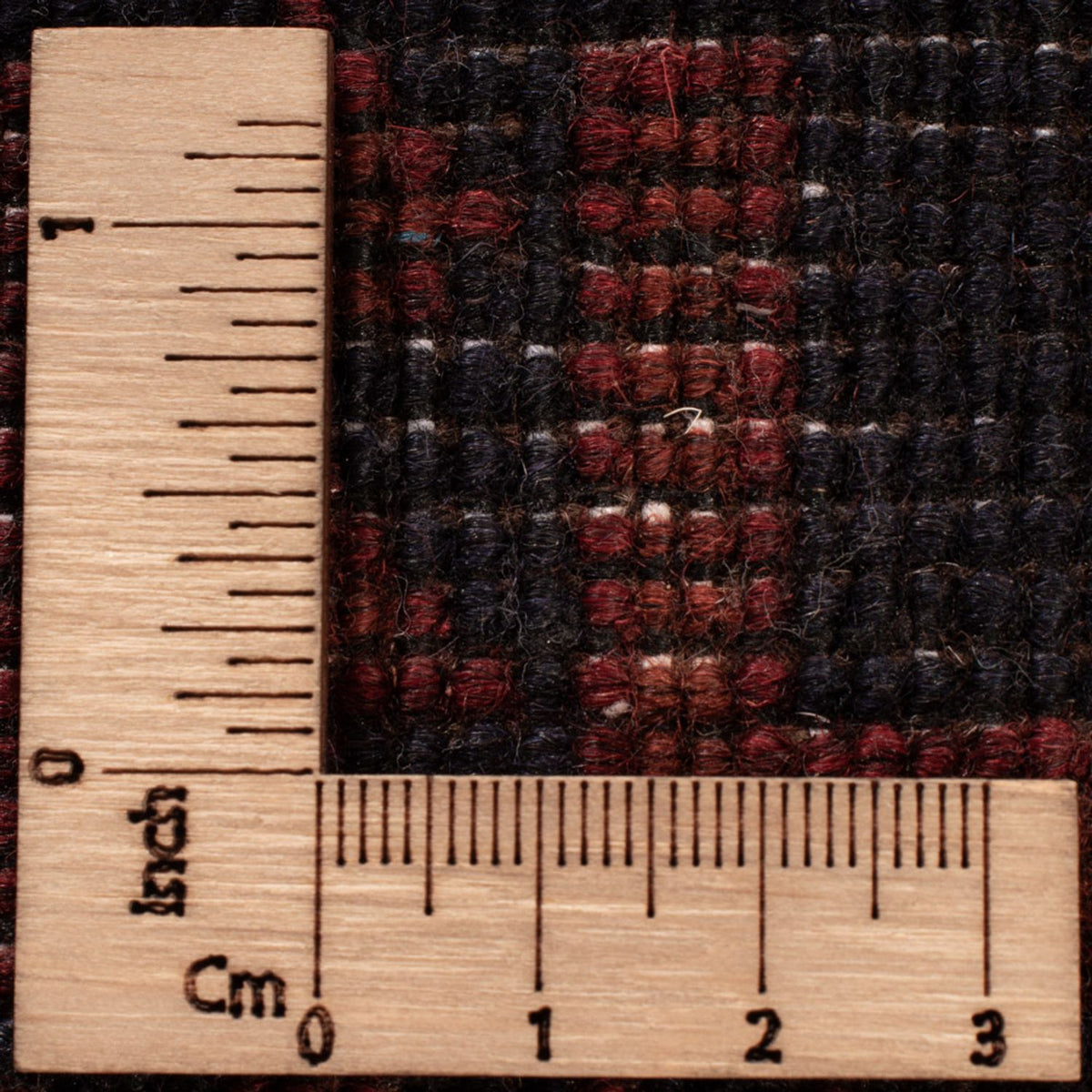 Alfombra afgana - Kunduz - 192 x 127 cm - rojo oscuro