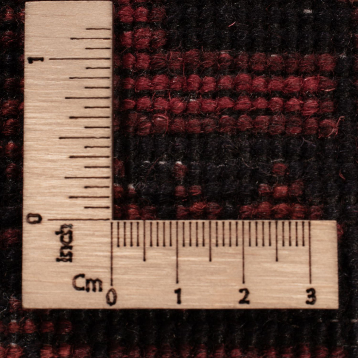 Alfombra afgana - Kunduz - 195 x 125 cm - rojo oscuro