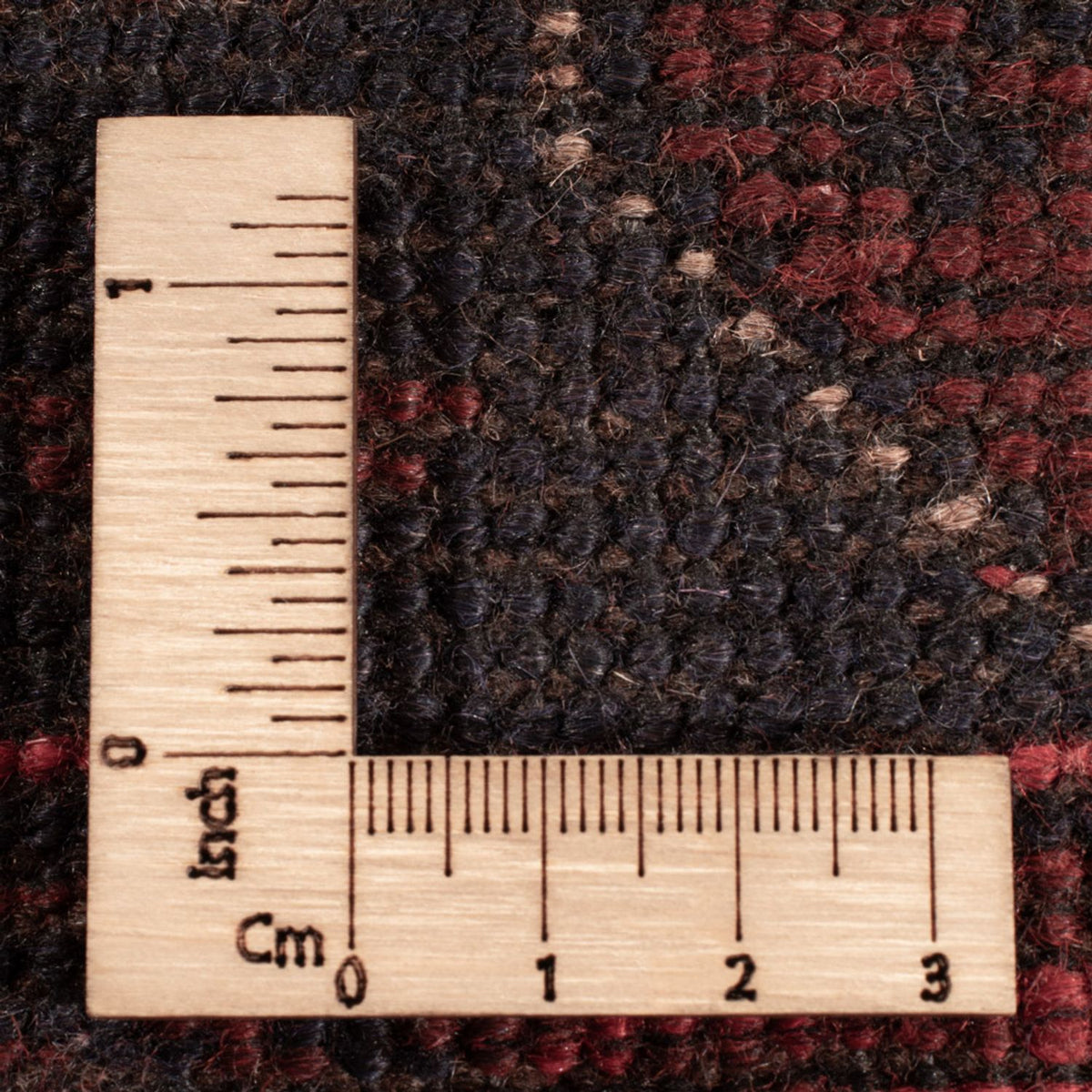 Alfombra afgana - Kunduz - 189 x 129 cm - rojo oscuro