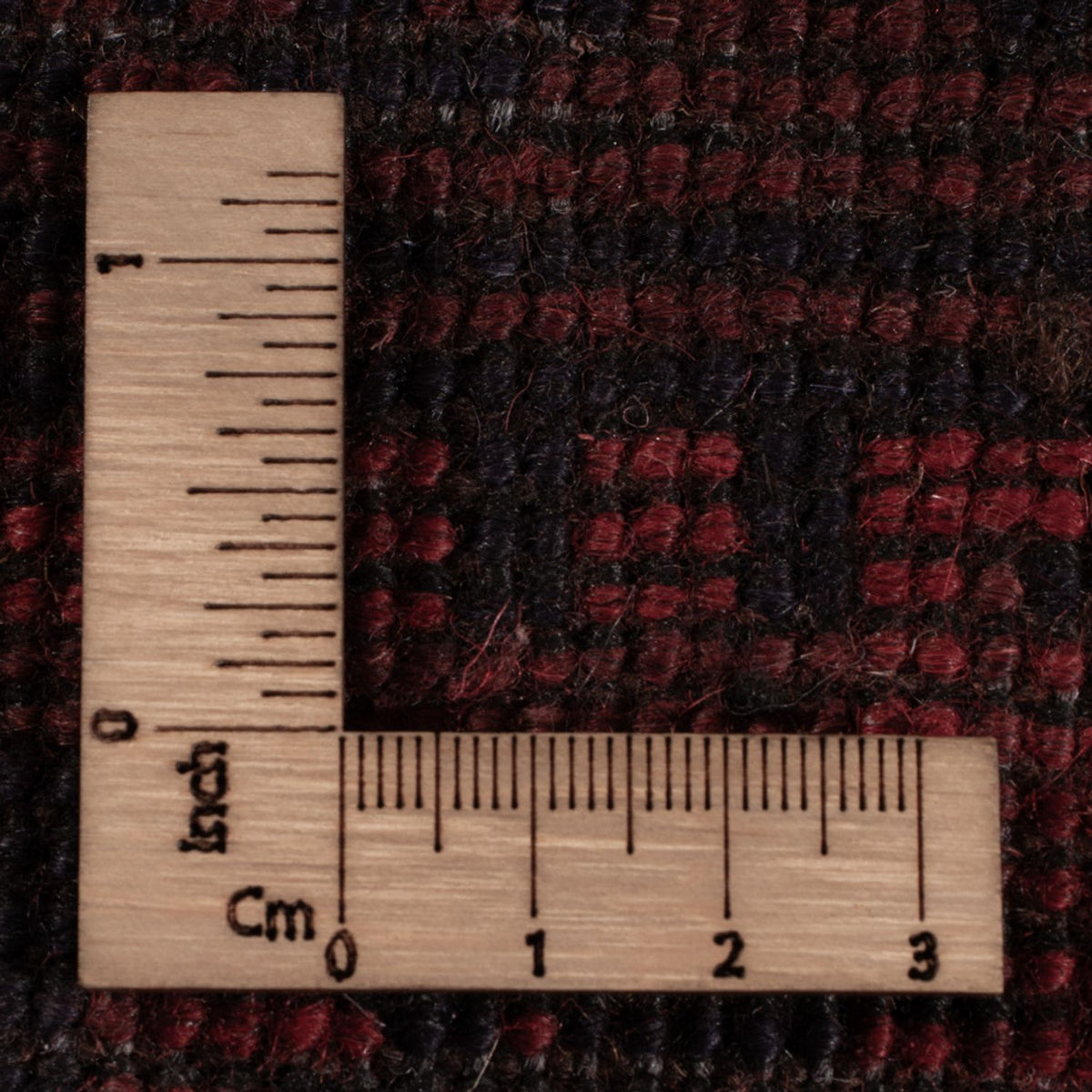 Alfombra afgana - Kunduz - 190 x 128 cm - rojo oscuro