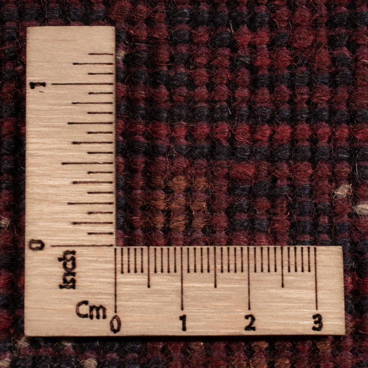 Alfombra afgana - Kunduz - 196 x 123 cm - rojo oscuro