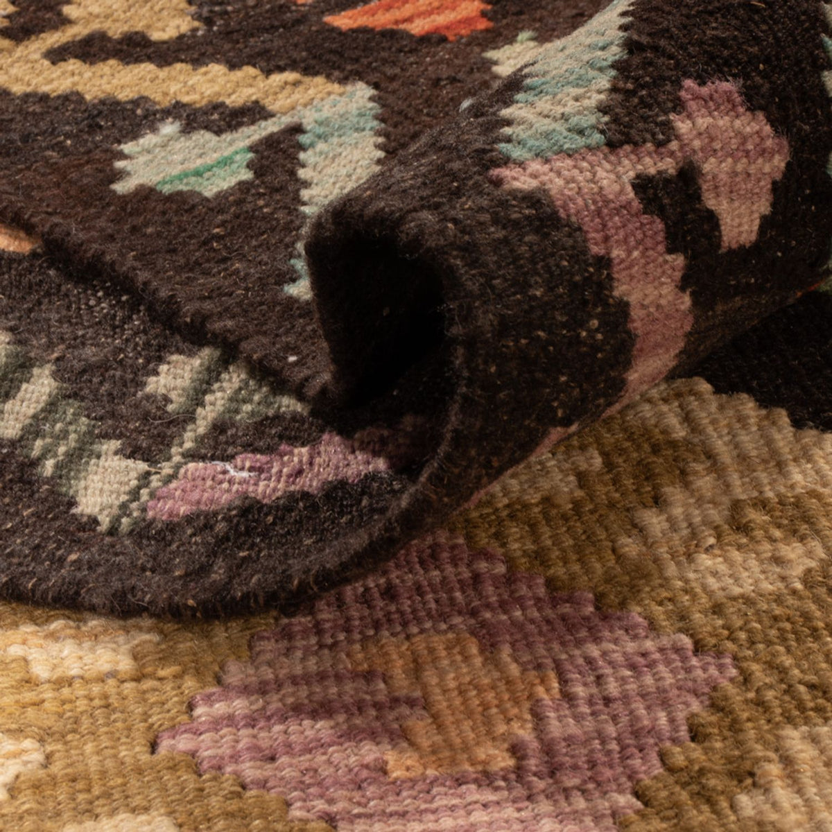 Alfombra Kelim - Splash - 285 x 207 cm - multicolor