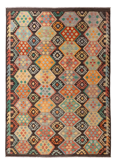 Kilim Maimana Alfombra 204x297cm - Alfombra de lana