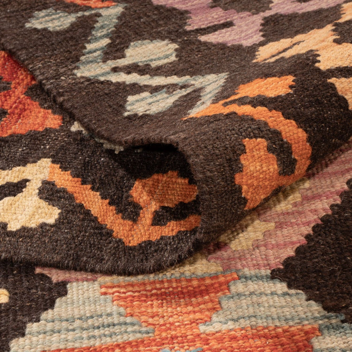 Alfombra Kelim - Splash - 300 x 197 cm - multicolor