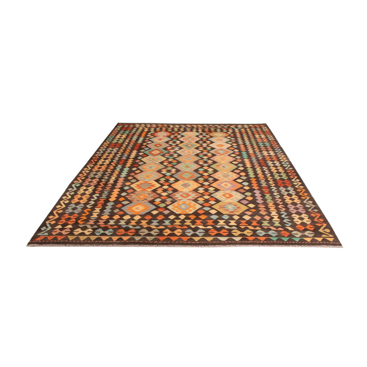 Alfombra Kelim - Splash - 300 x 197 cm - multicolor