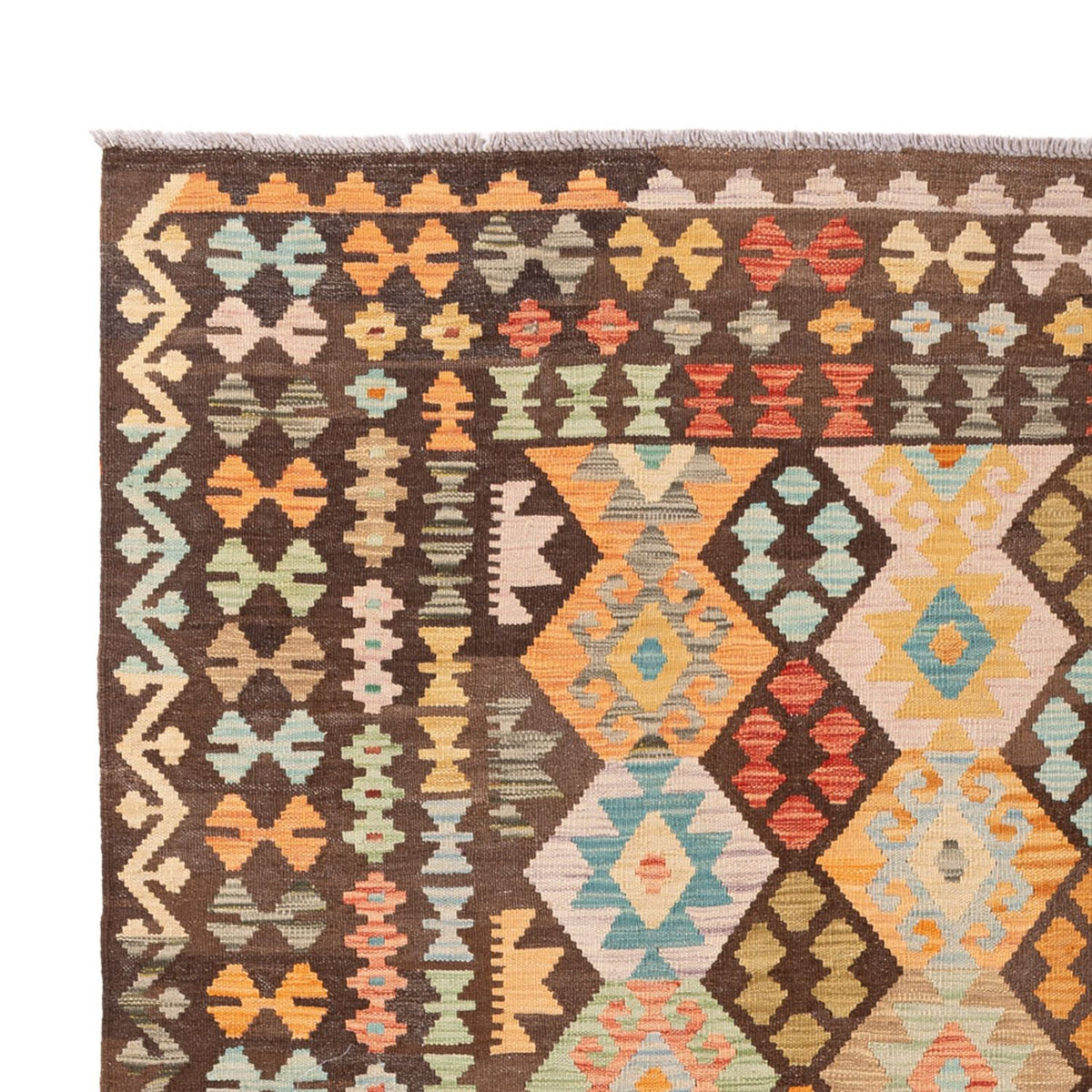 Kilim Maimana Alfombra 205x297cm - Alfombra de lana