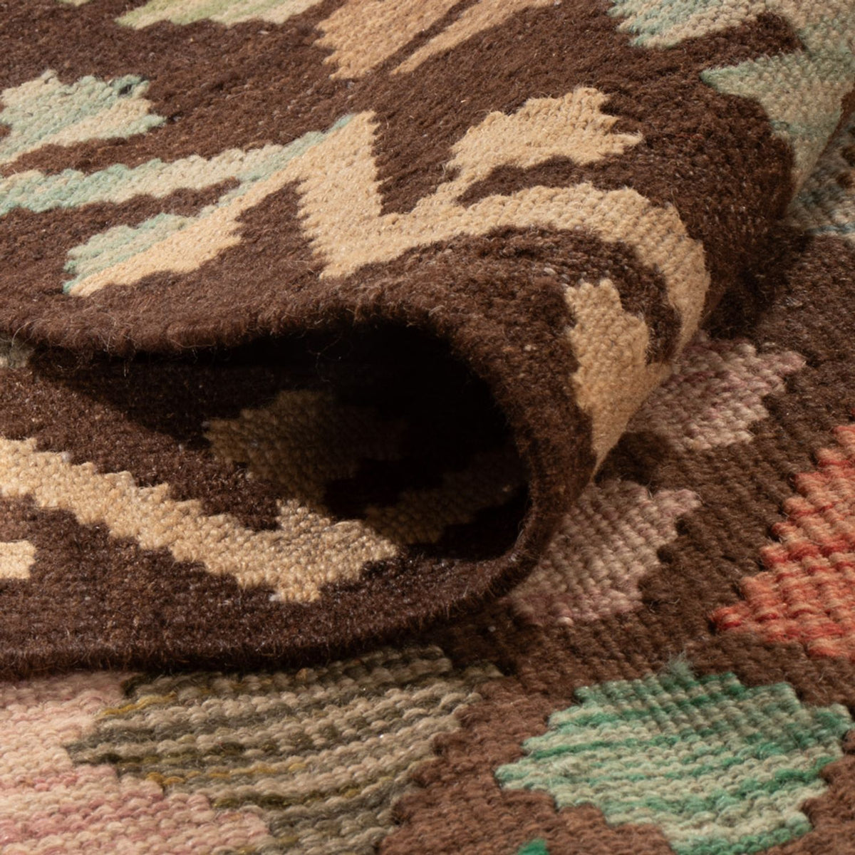 Alfombra Kelim - Splash - 297 x 205 cm - multicolor