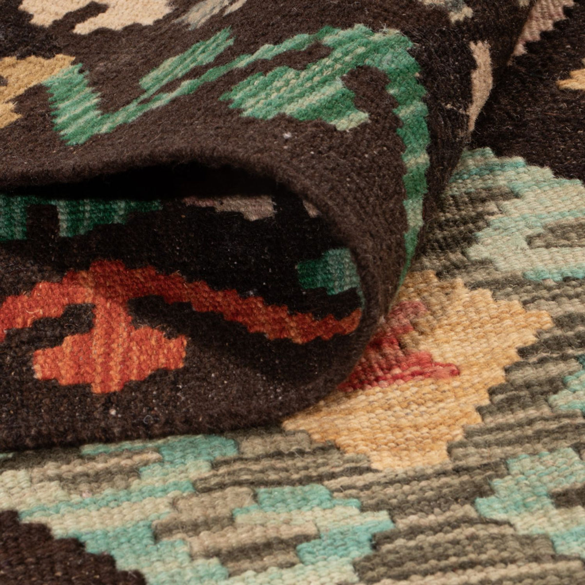 Alfombra Kelim - Splash - 290 x 203 cm - multicolor