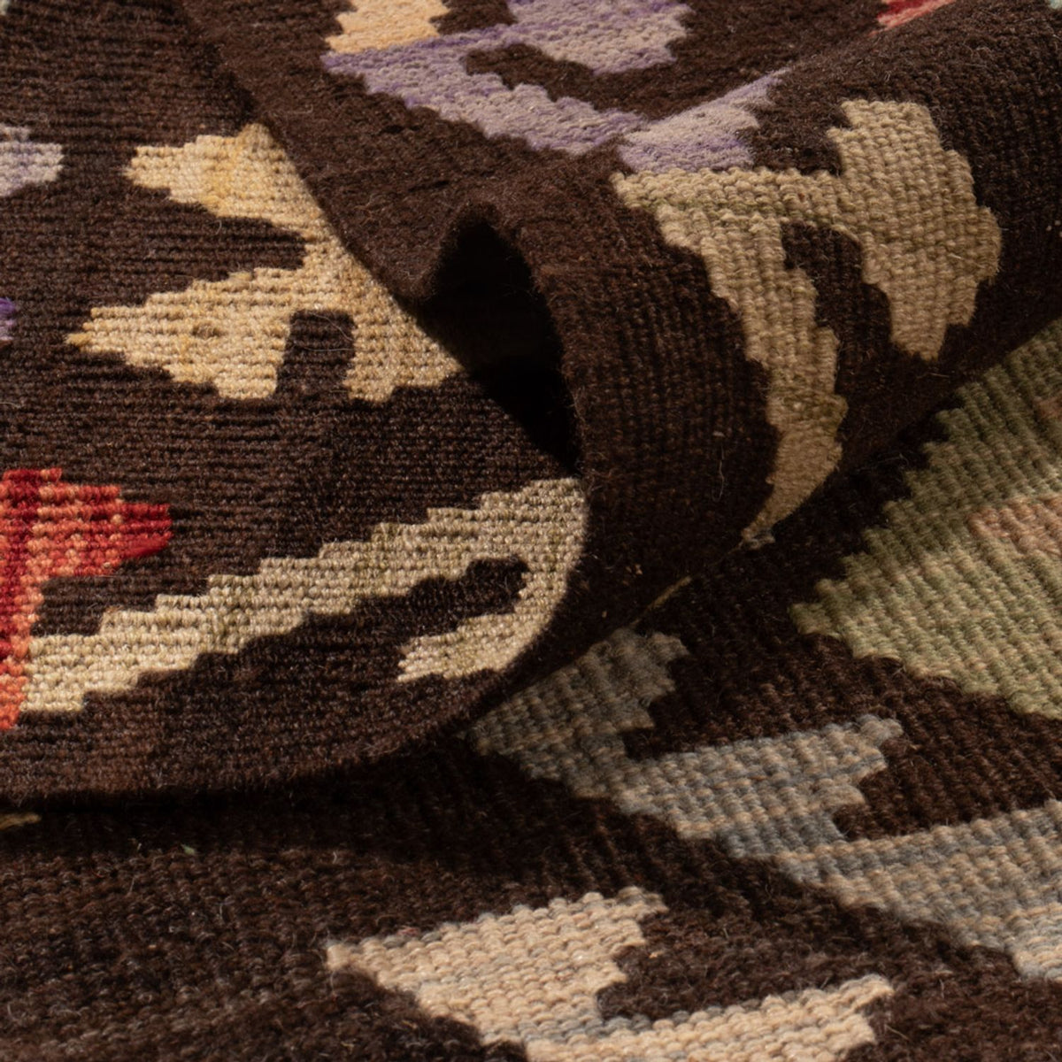 Alfombra Kelim - Splash - 304 x 205 cm - multicolor