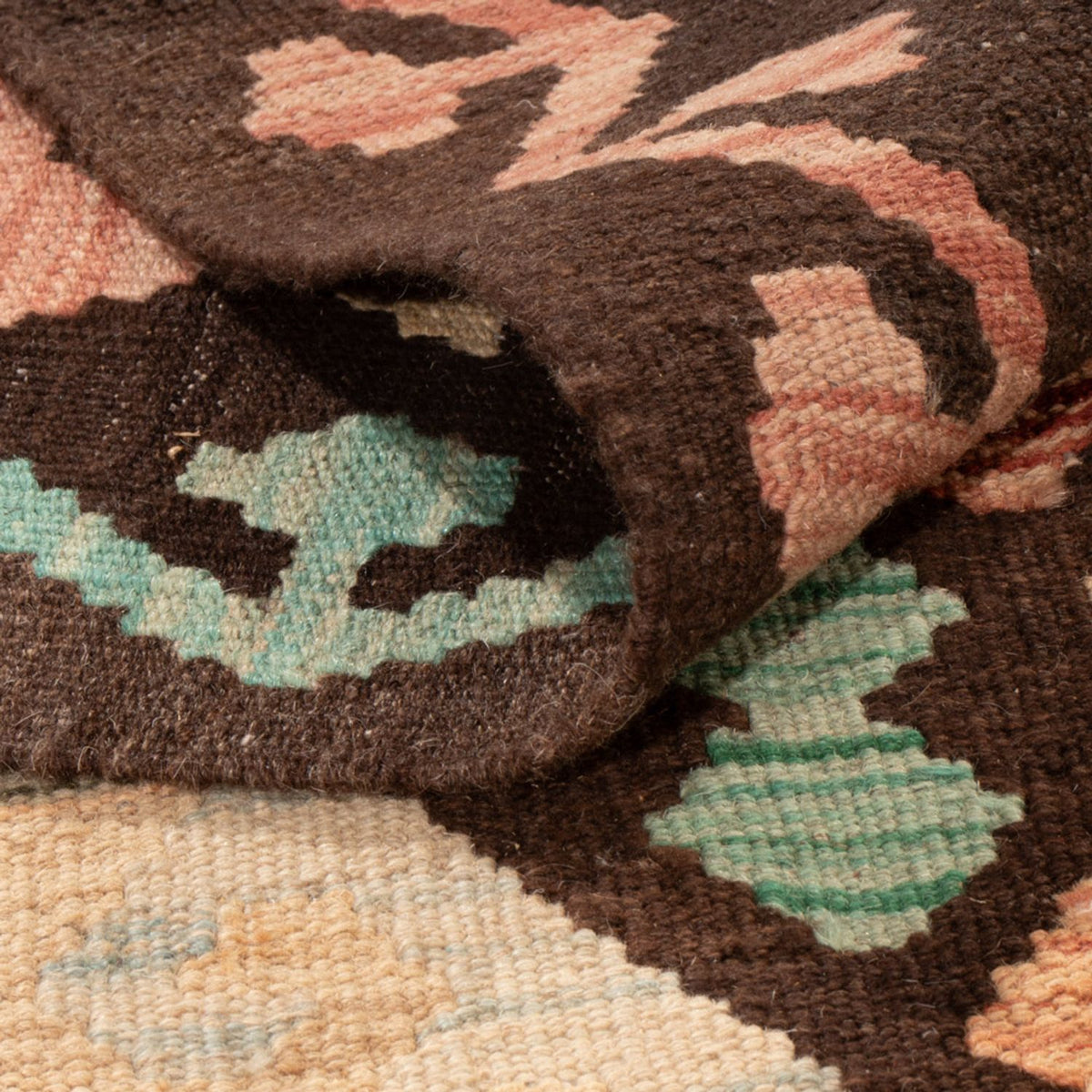 Alfombra Kelim - Splash - 299 x 198 cm - multicolor