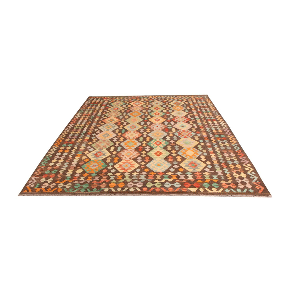 Alfombra Kelim - Splash - 301 x 202 cm - multicolor