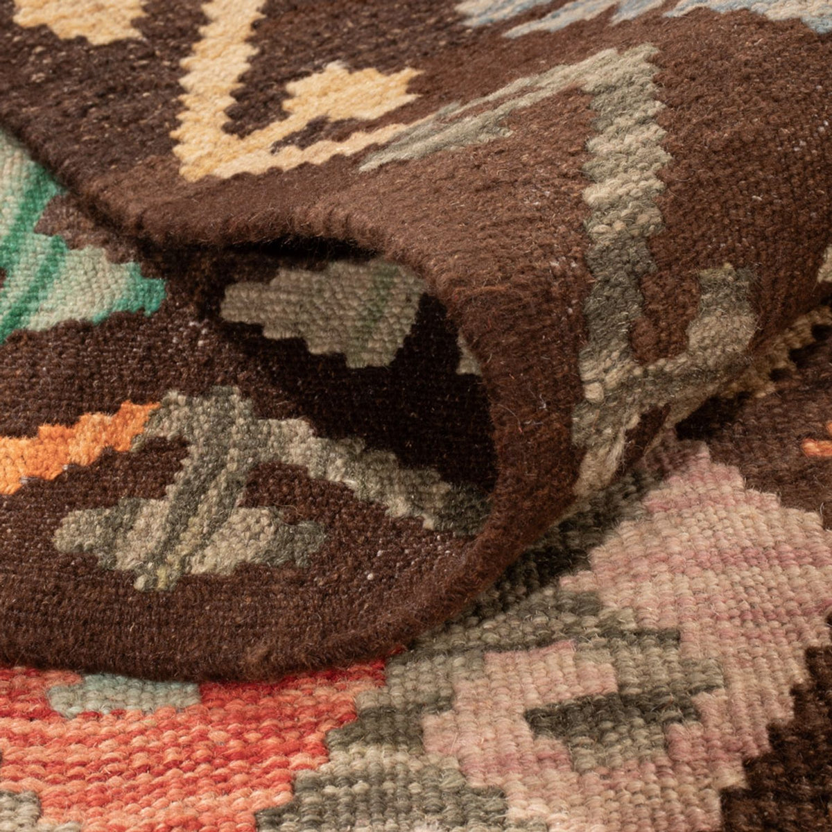 Alfombra Kelim - Splash - 290 x 195 cm - multicolor